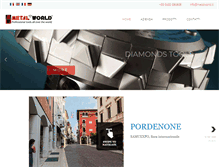 Tablet Screenshot of metalworld.it