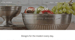 Desktop Screenshot of metalworld.in