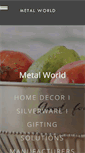 Mobile Screenshot of metalworld.in